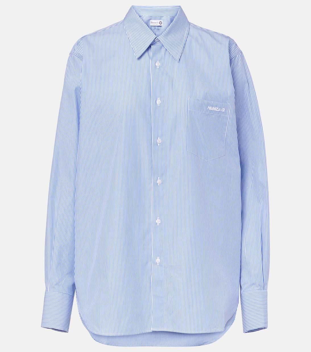 Chemise rayée en coton | Hunza G