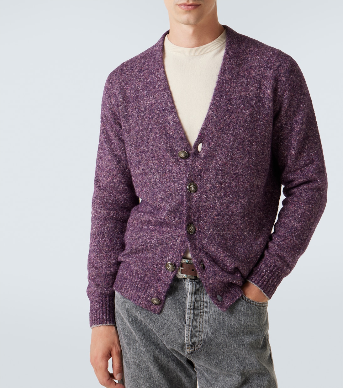 Cardigan aus Tweed | Brunello Cucinelli