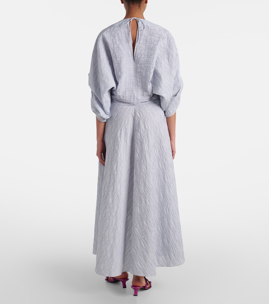 Robe midi Paula's Ibiza en coton mélangé | Loewe