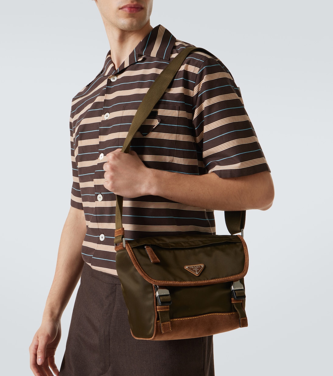 Messenger Bag Medium aus Re-Nylon | Prada