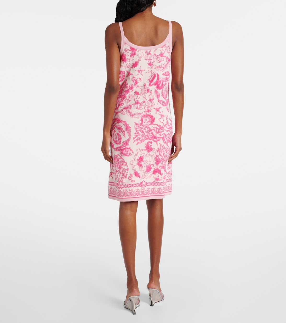 Minikleid Underwater Barocco aus Jacquard-Strick | Versace