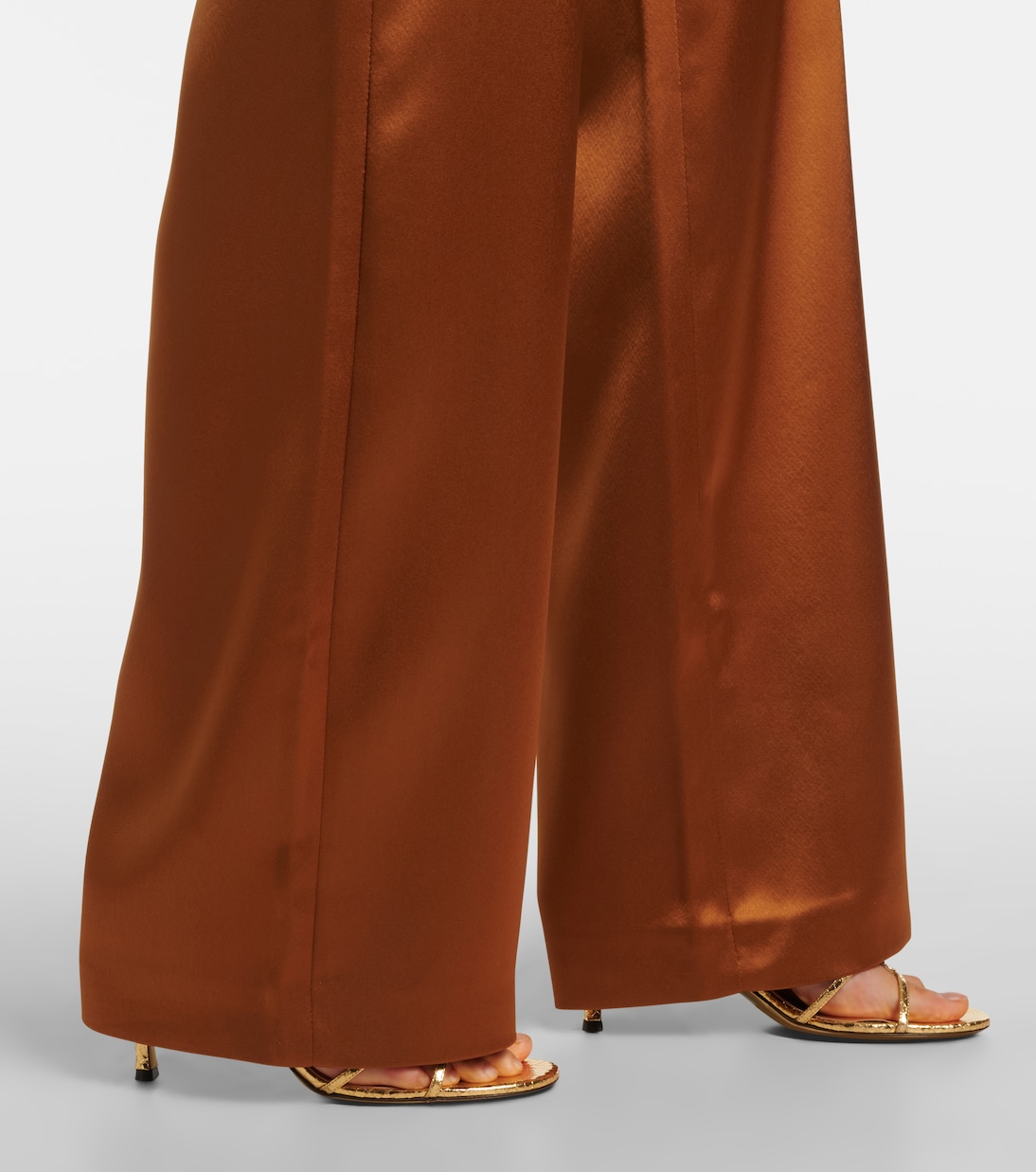 Sister Moon satin wide-leg pants | Galvan