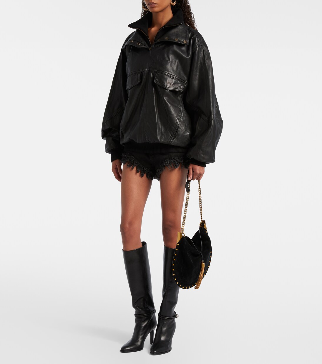 Dorry oversized leather jacket | Isabel Marant