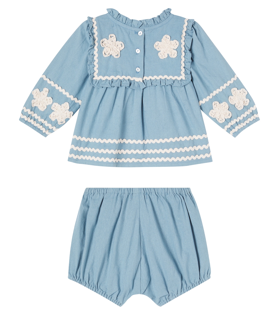 Baby Inga set of cotton top and shorts | Bebe Organic