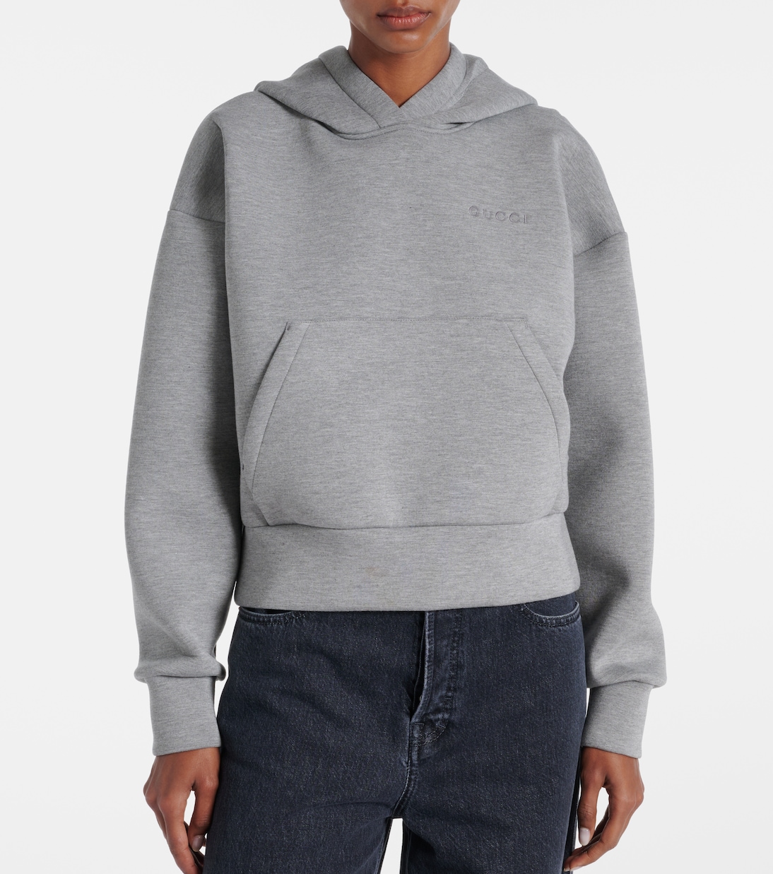 Logo jersey hoodie | Gucci