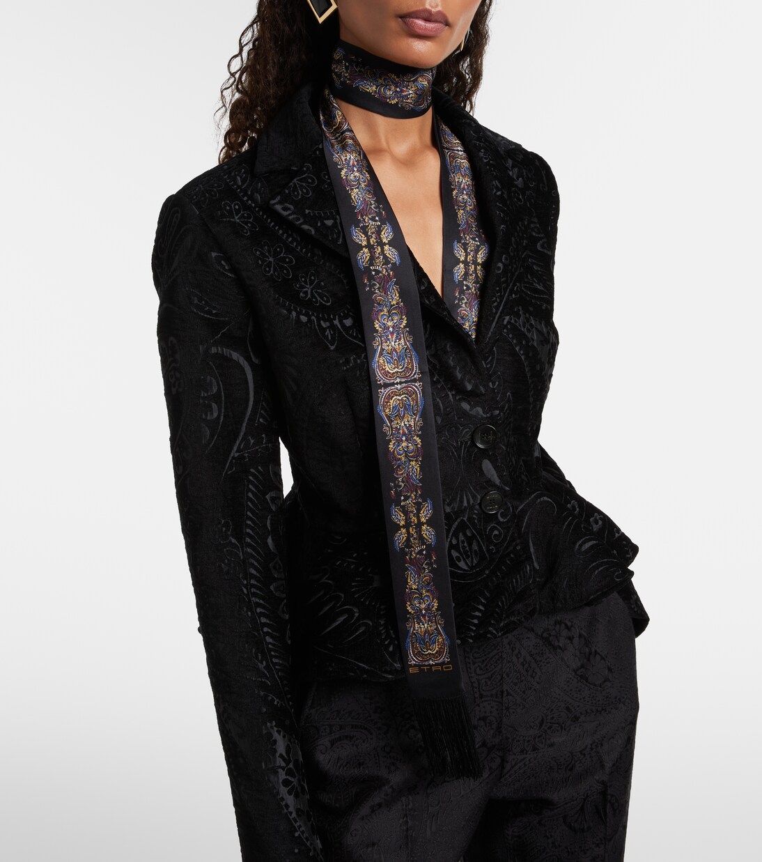 Paislina silk jacquard scarf | Etro