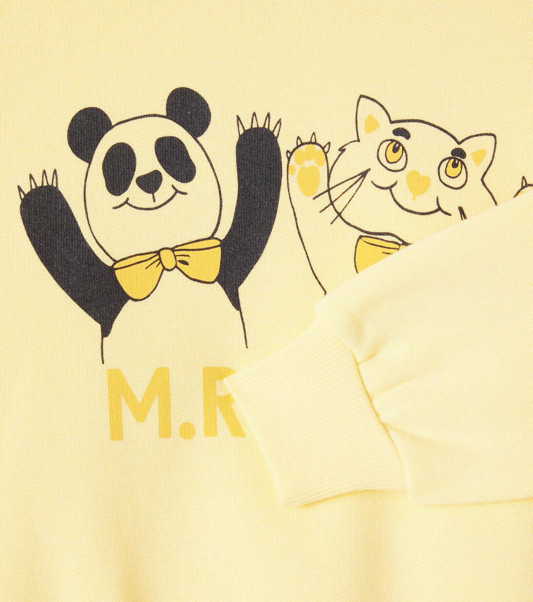 Printed cotton sweatshirt | Mini Rodini