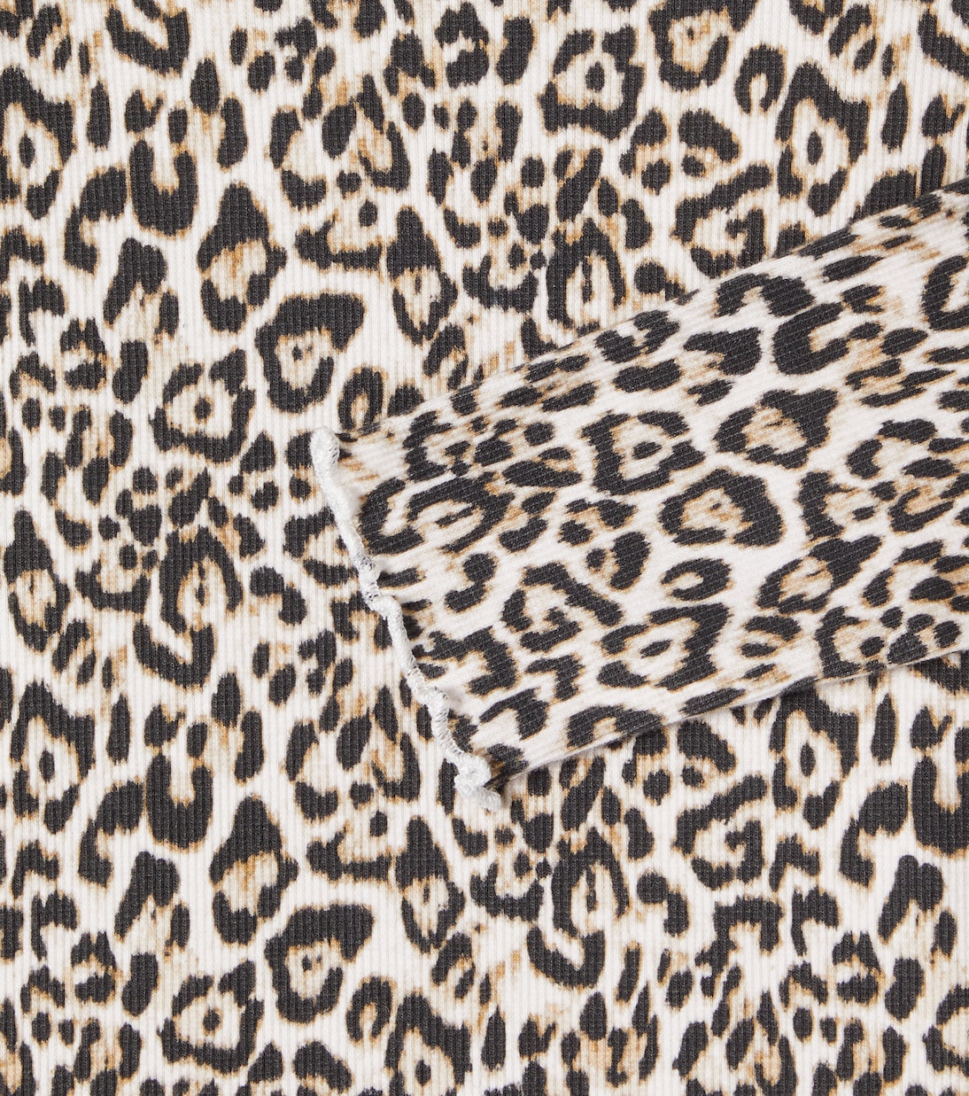 Leopard-print cotton-blend top | The New Society