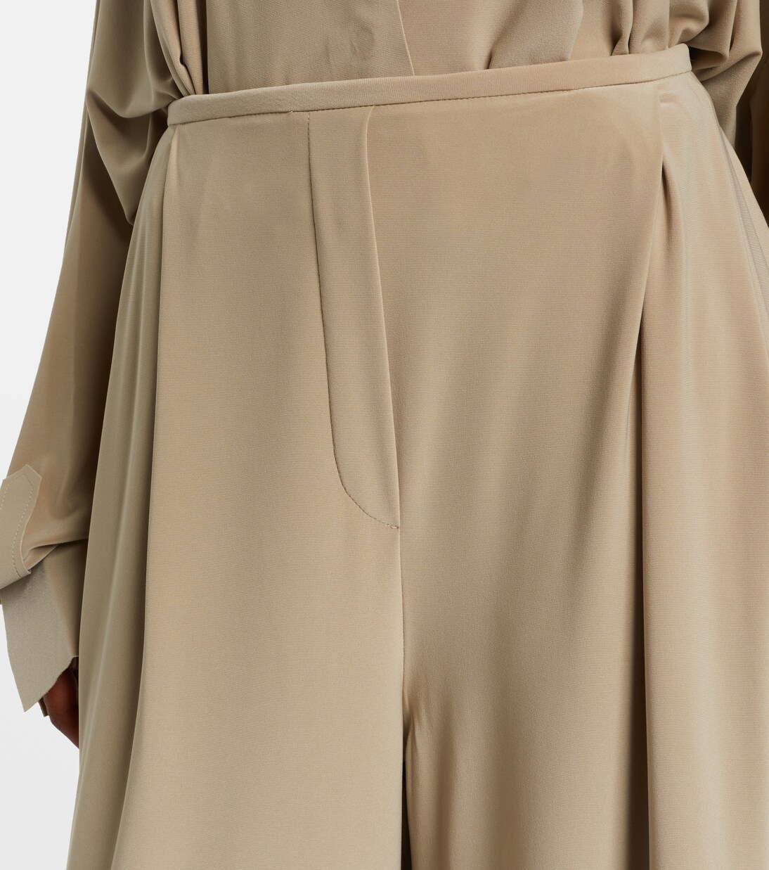 Mens pleated wide-leg pants | Norma Kamali