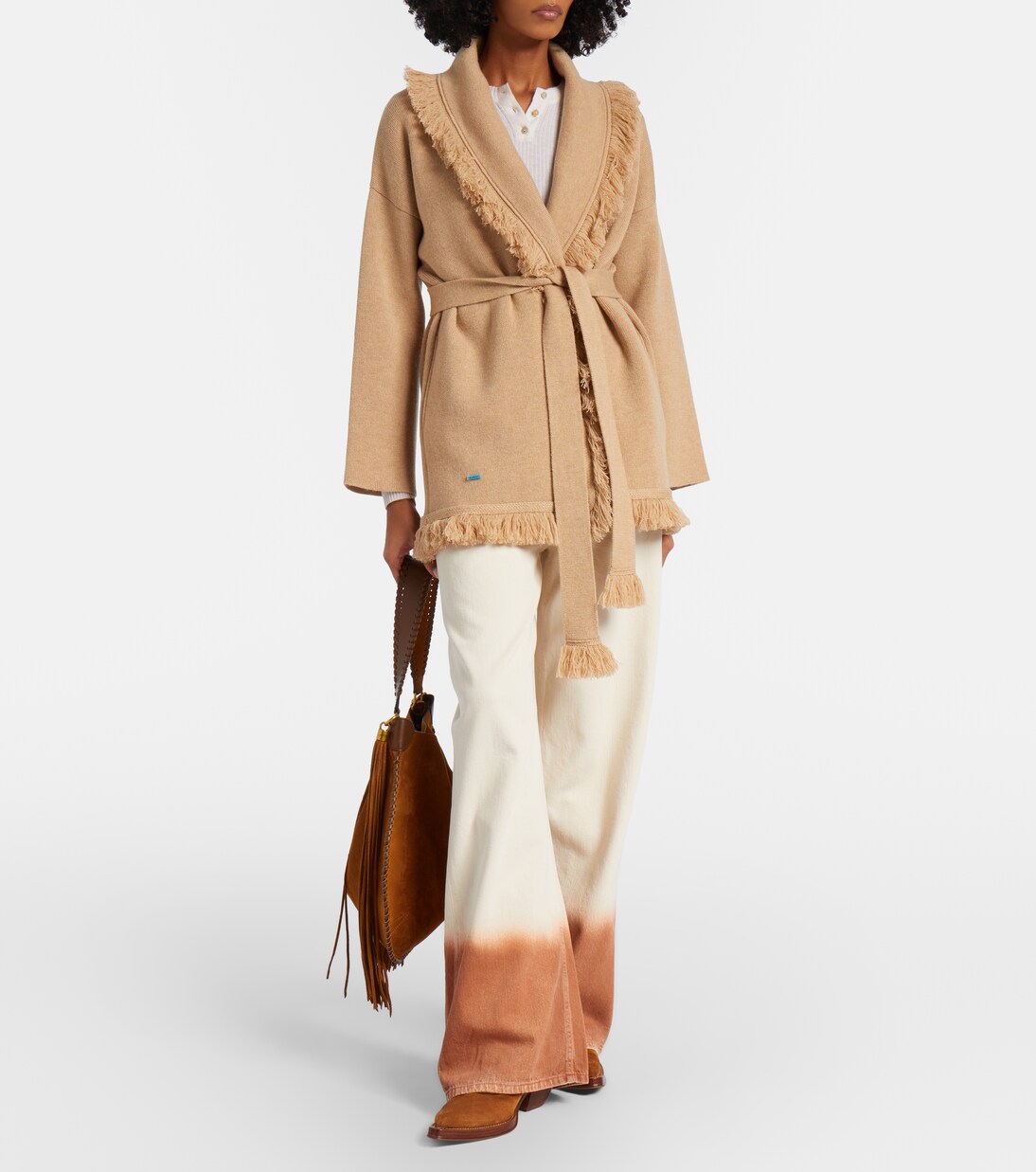 Wide-Leg Jeans Shades Of Eden | Alanui