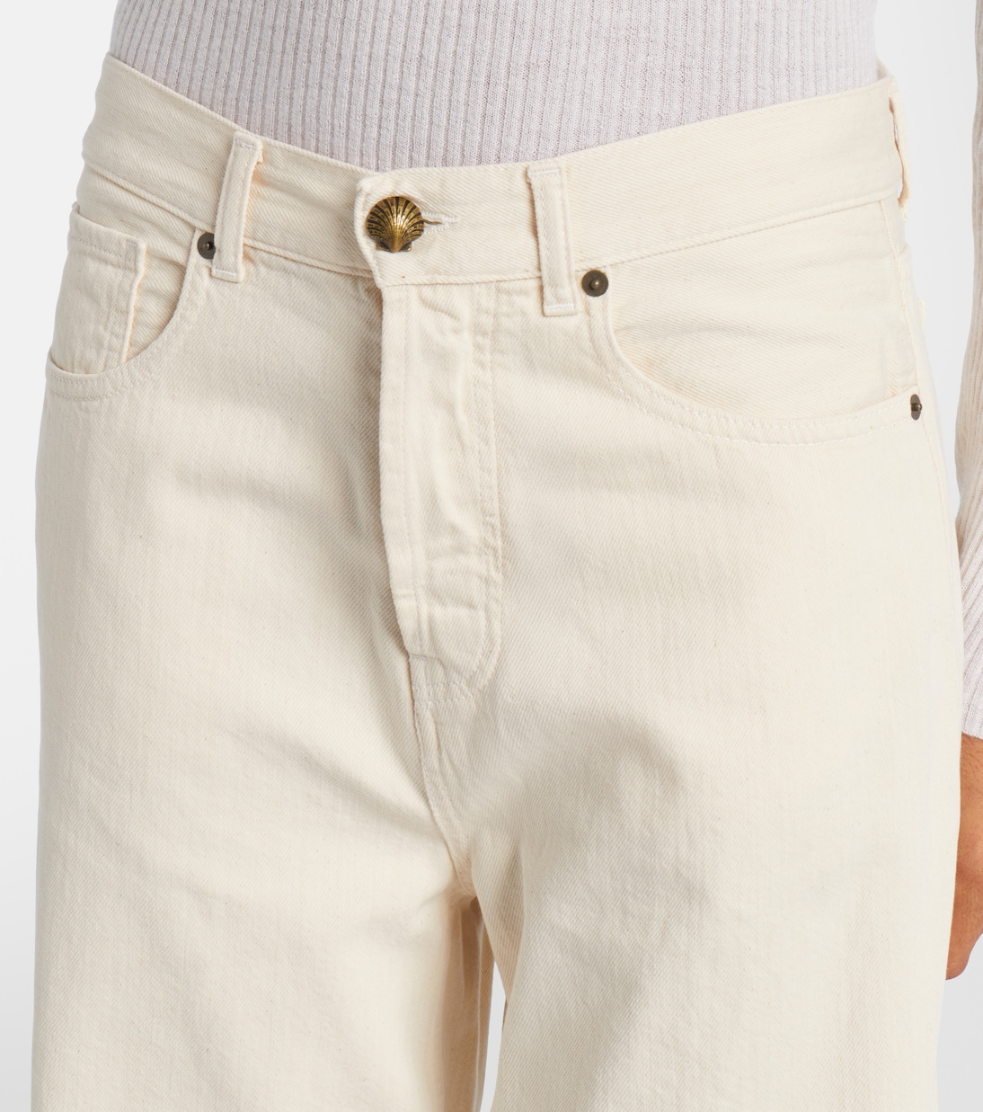 Wide-Leg Jeans Shades Of Eden | Alanui