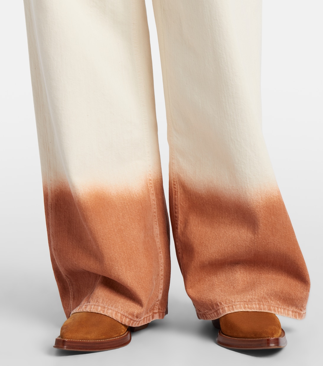 Wide-Leg Jeans Shades Of Eden | Alanui