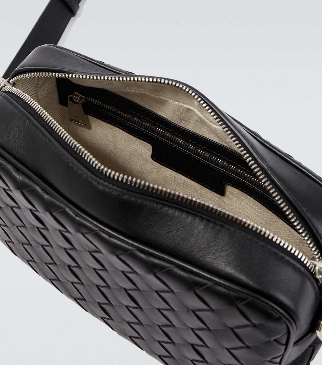 Intrecciato Small leather crossbody bag | Bottega Veneta
