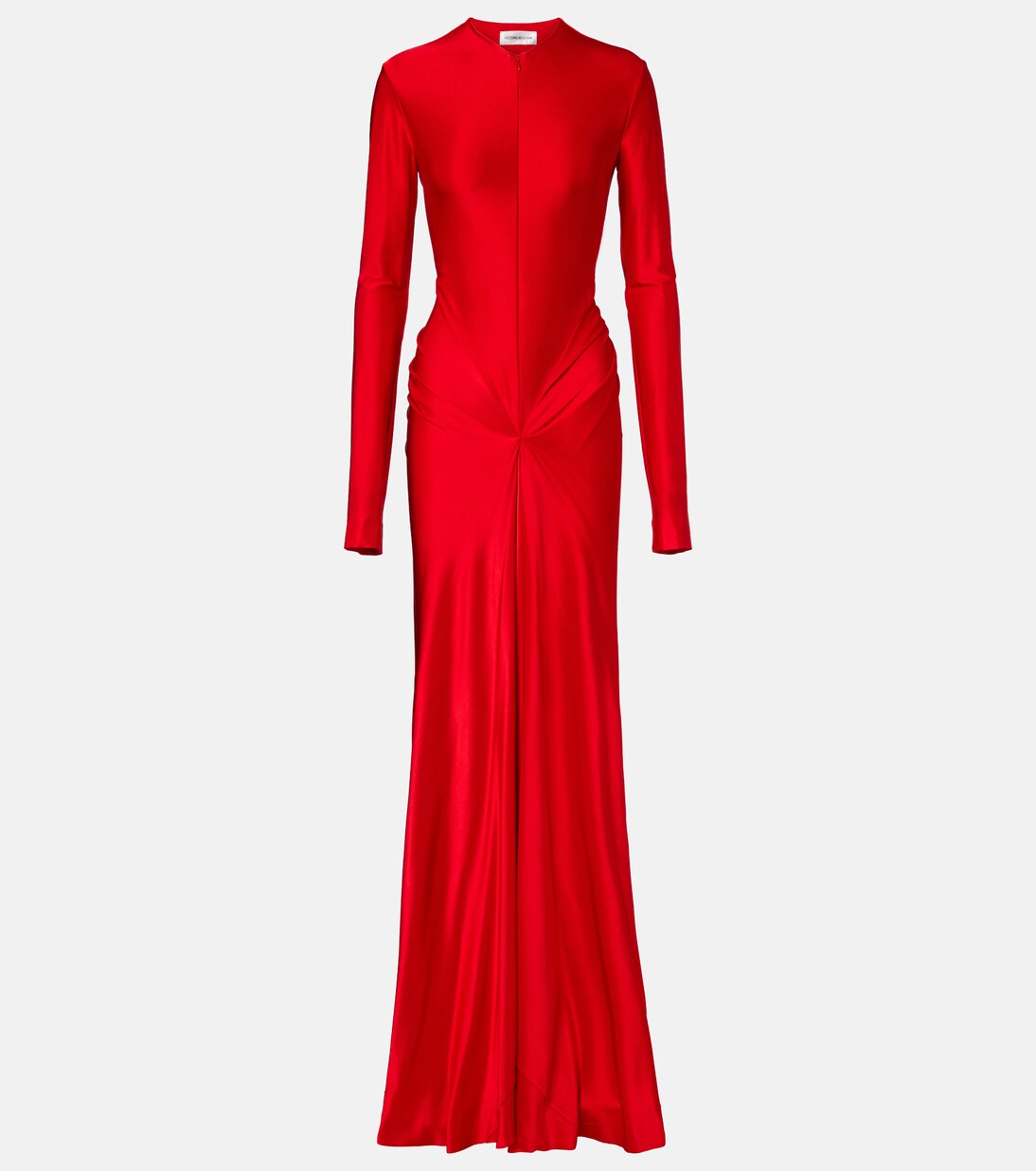 Gathered satin gown | Victoria Beckham