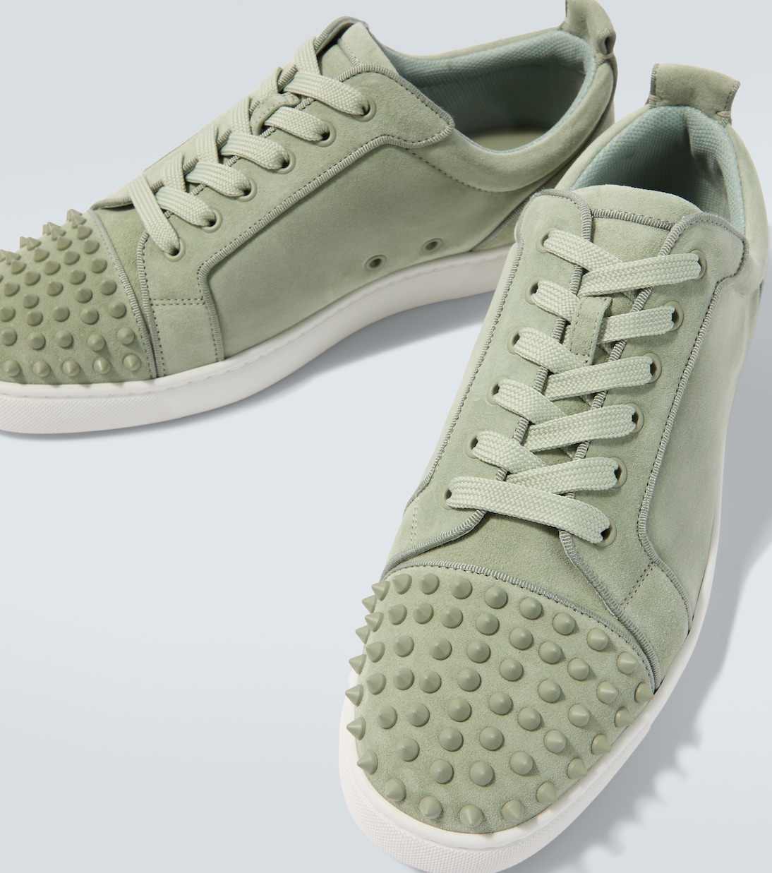 Louis Junior Spikes suede sneakers | Christian Louboutin