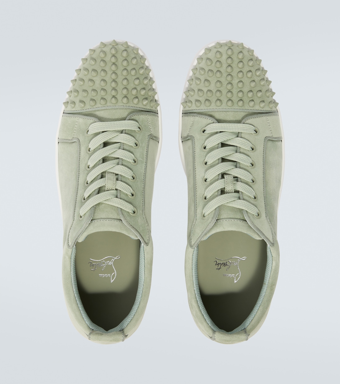 Louis Junior Spikes suede sneakers | Christian Louboutin