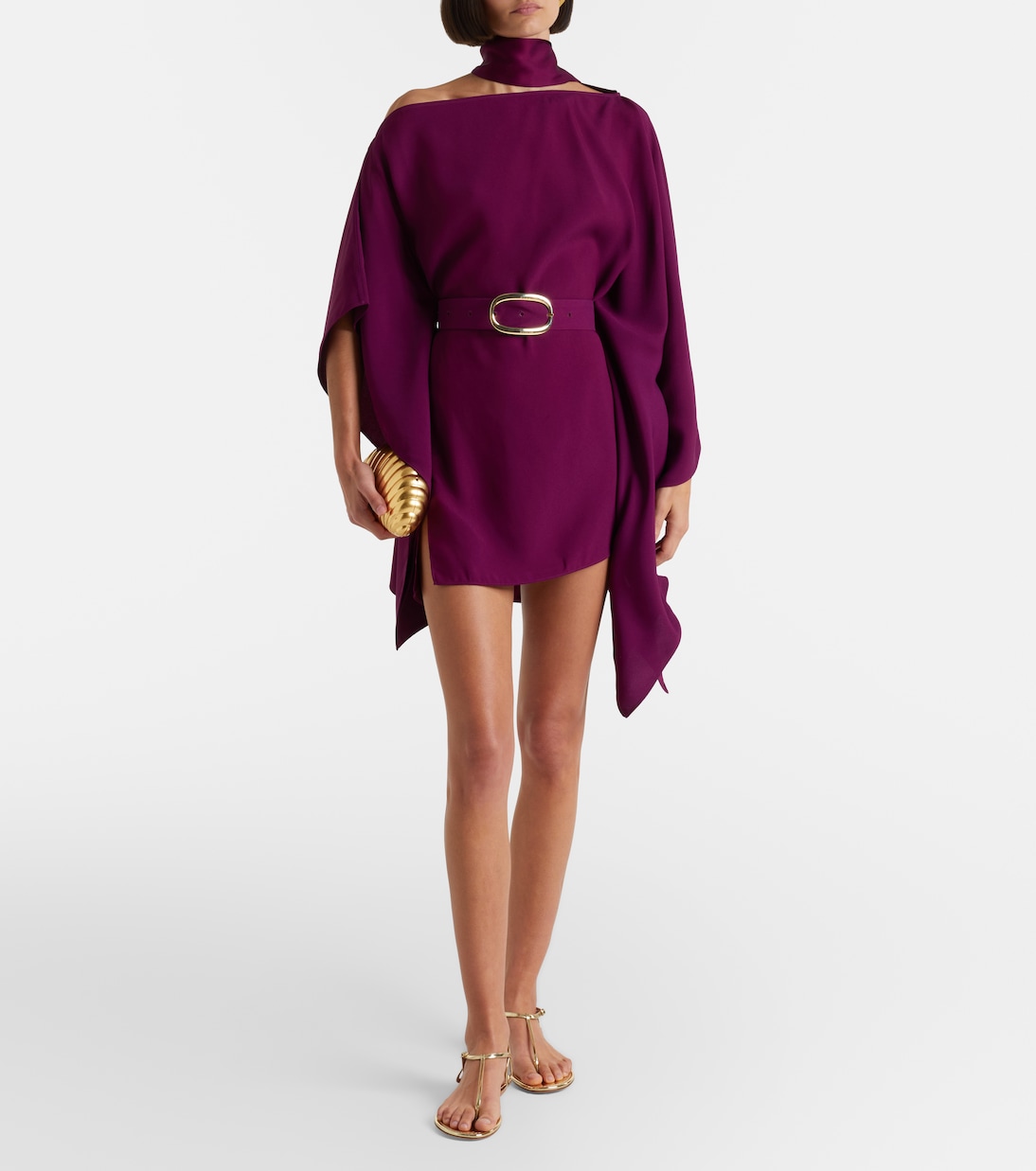 قفطان بكتف واحد وحزام من Taylor | Taller Marmo