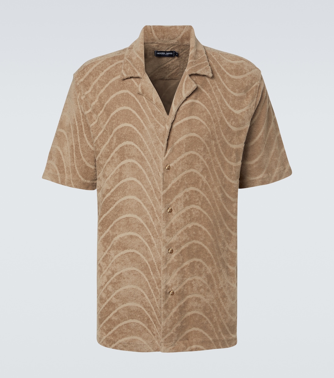 Cotton-blend bowling shirt | Frescobol Carioca