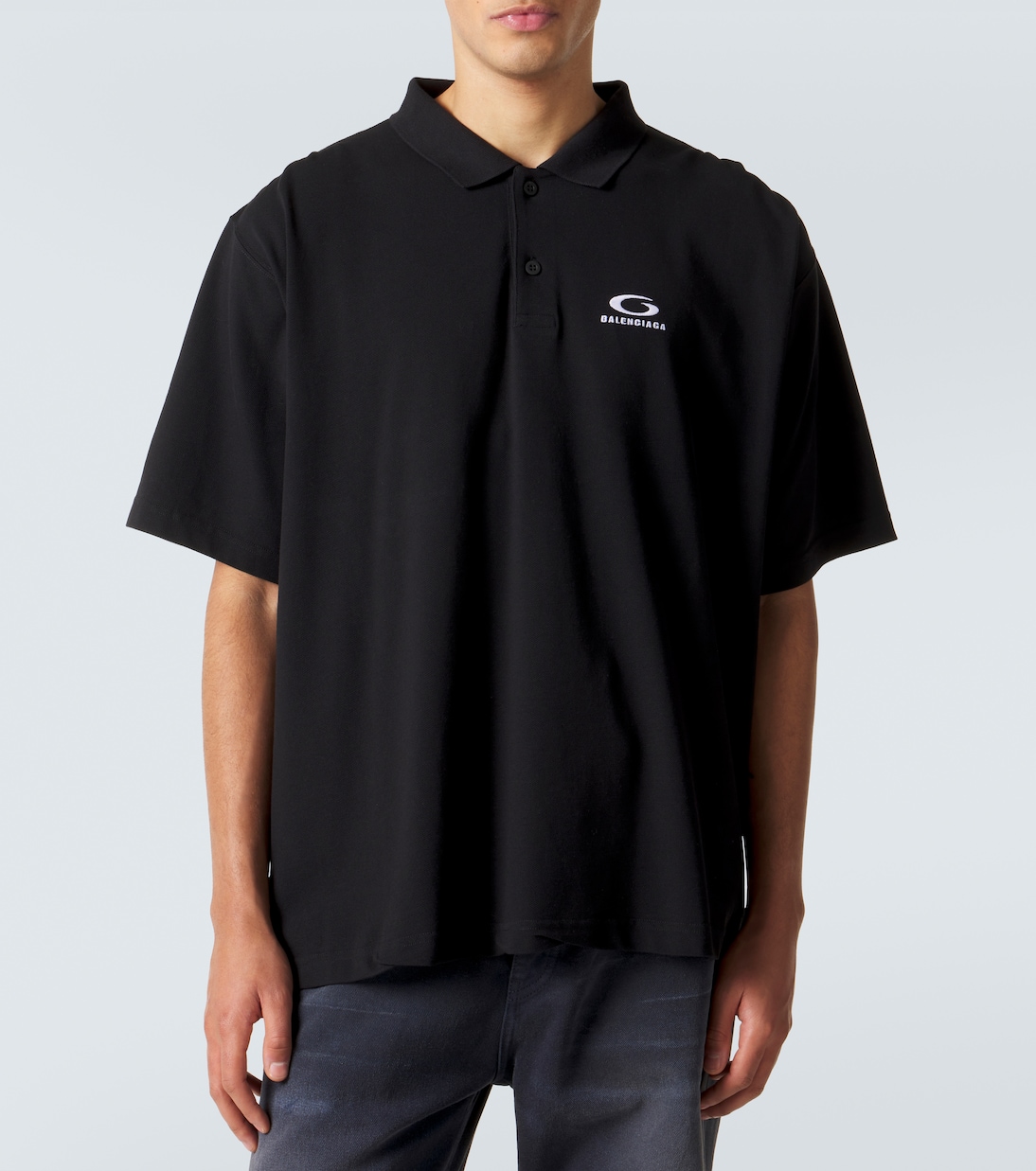 Logo cotton polo shirt | Balenciaga