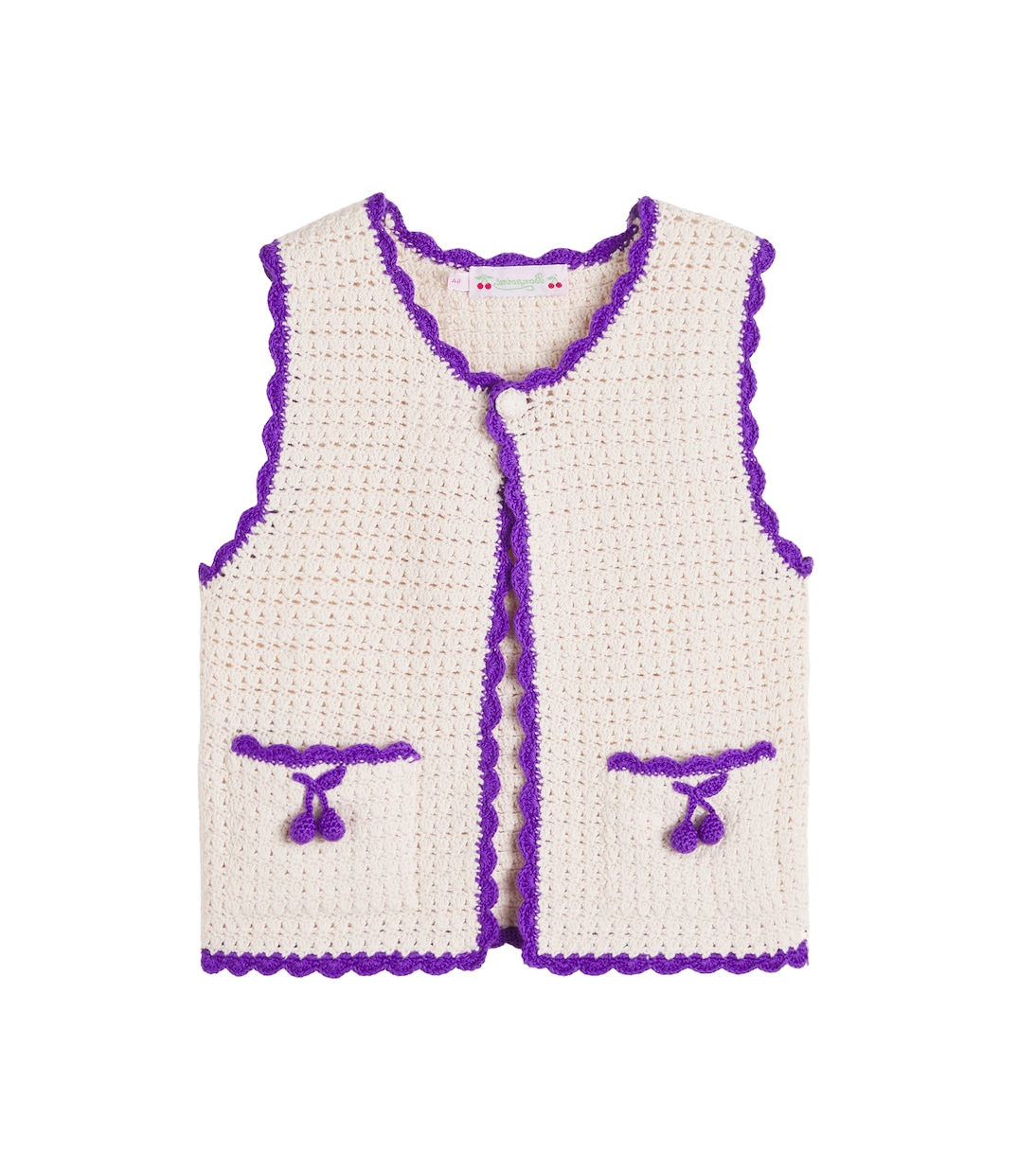 Laila crochet cotton vest | Bonpoint