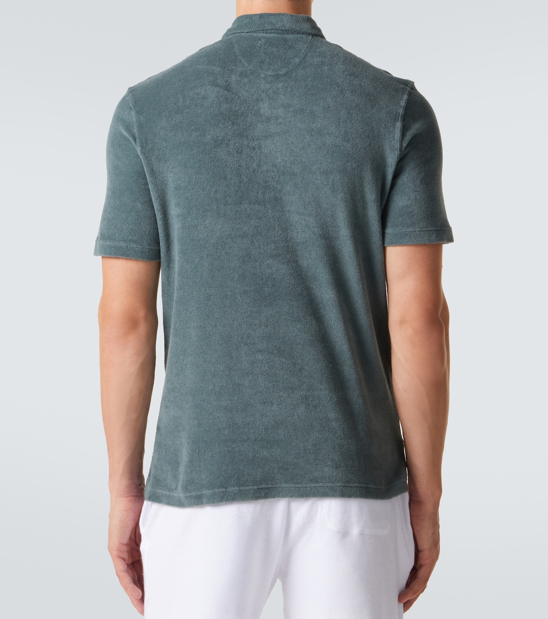 Mondial cotton terry polo shirt | Fedeli