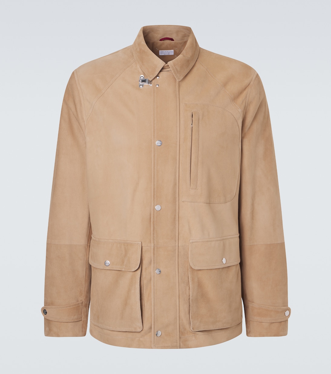 Suede field jacket | Brunello Cucinelli