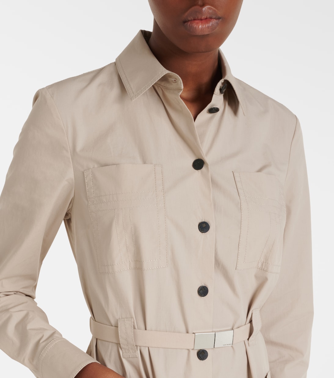 Midikleid aus einem Baumwollgemisch | Tory Burch