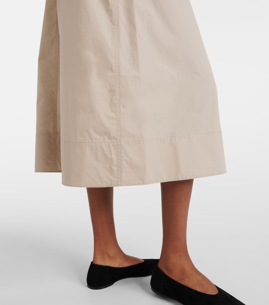 Midikleid aus einem Baumwollgemisch | Tory Burch