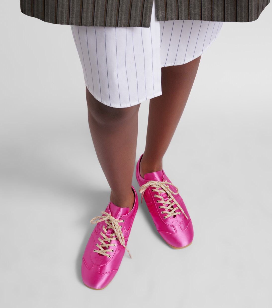 Sneakers aus Satin | Dries Van Noten