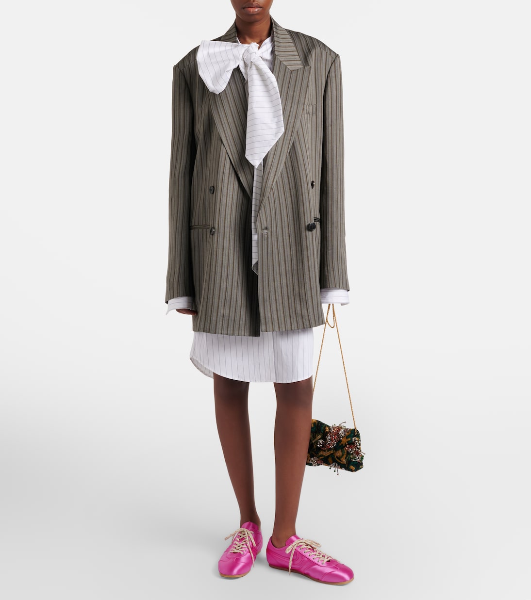 Sneakers aus Satin | Dries Van Noten