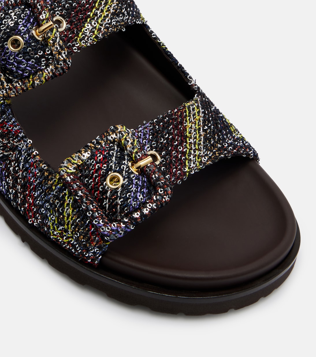 Clea Zigzag sequined sandals | Missoni