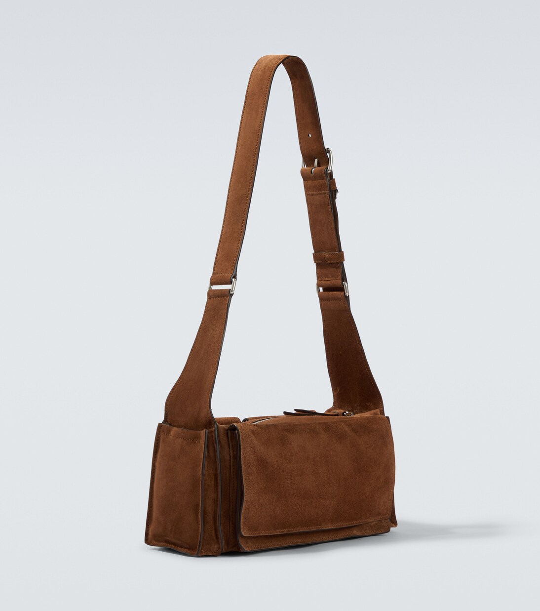 Utilitaire suede shoulder bag | Miu Miu