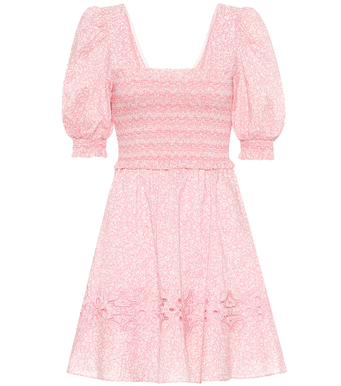 Athena floral cotton minidress | Simkhai