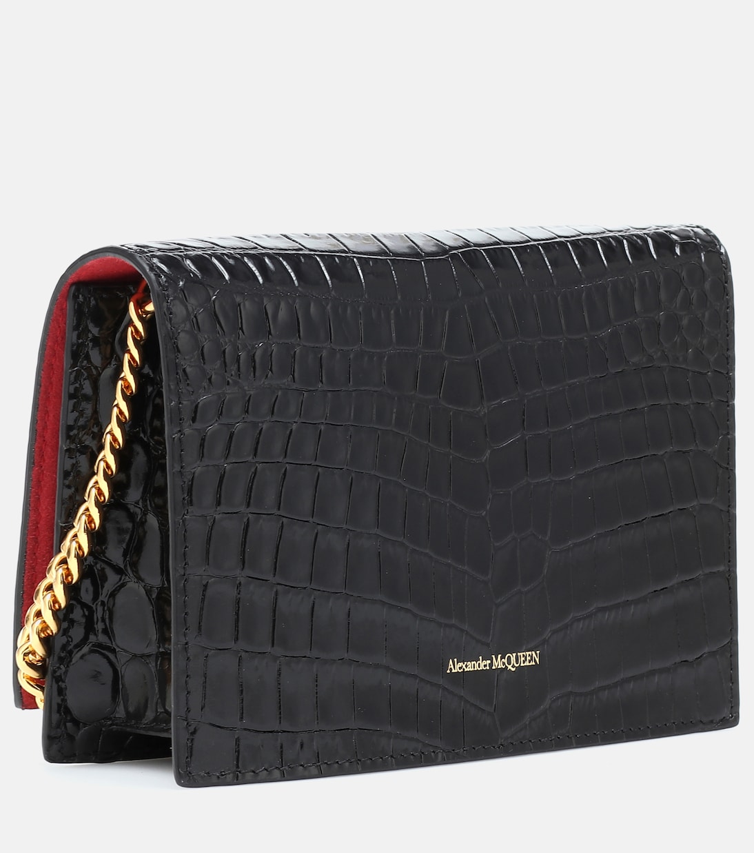 Borsa Small Skull in pelle stampata | McQueen
