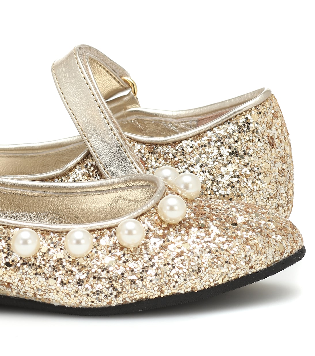 Embellished ballet flats | Monnalisa