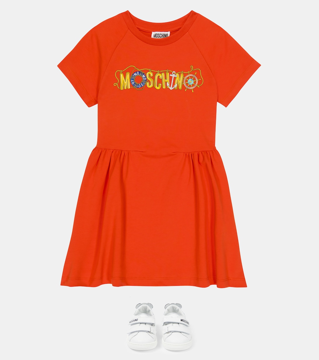 Leather sneakers | Moschino Kids