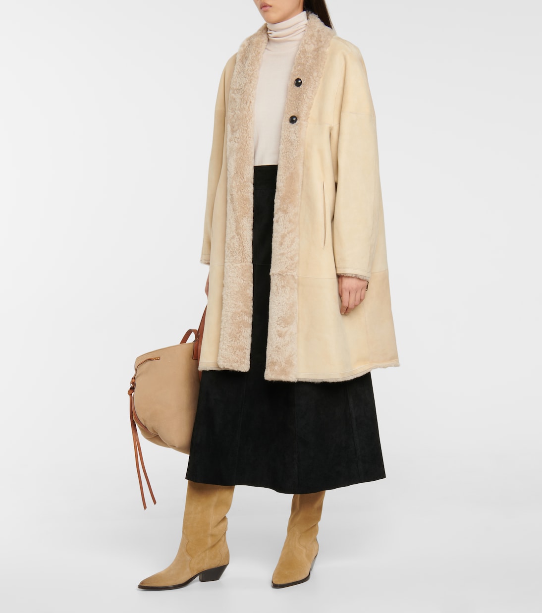 Abrigo Abazoe de borrego reversible | Isabel Marant