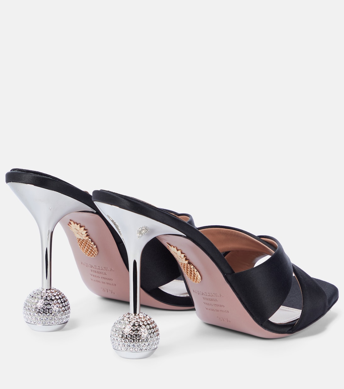 Sandalias Yes Darling 95 de satén | Aquazzura