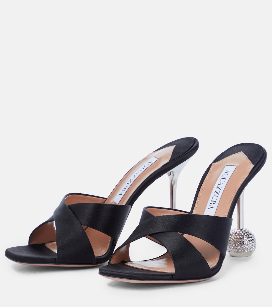Sandalias Yes Darling 95 de satén | Aquazzura