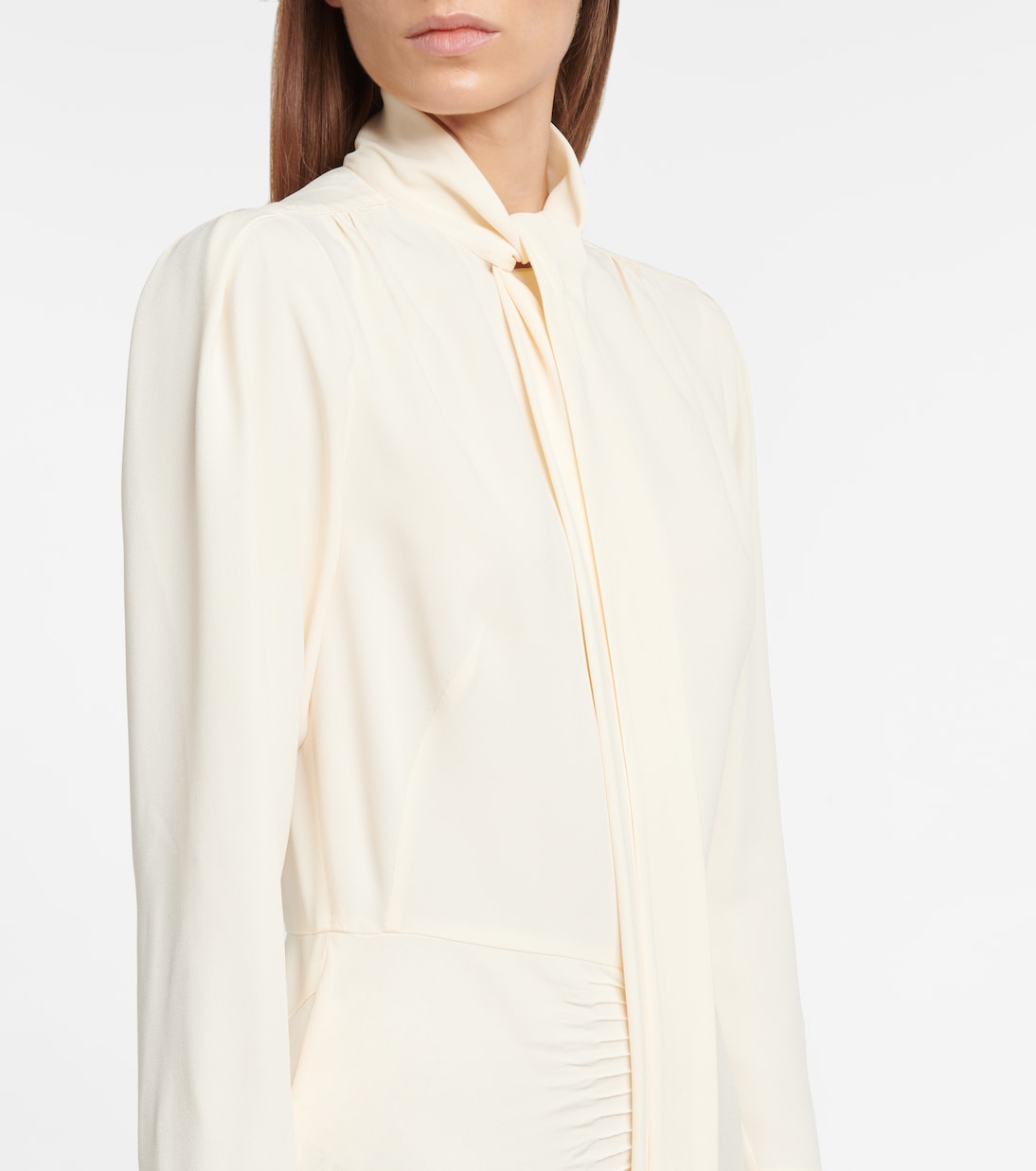 Abito Midi con Maniche Lunghe Miu Miu per Giovani Stilisti