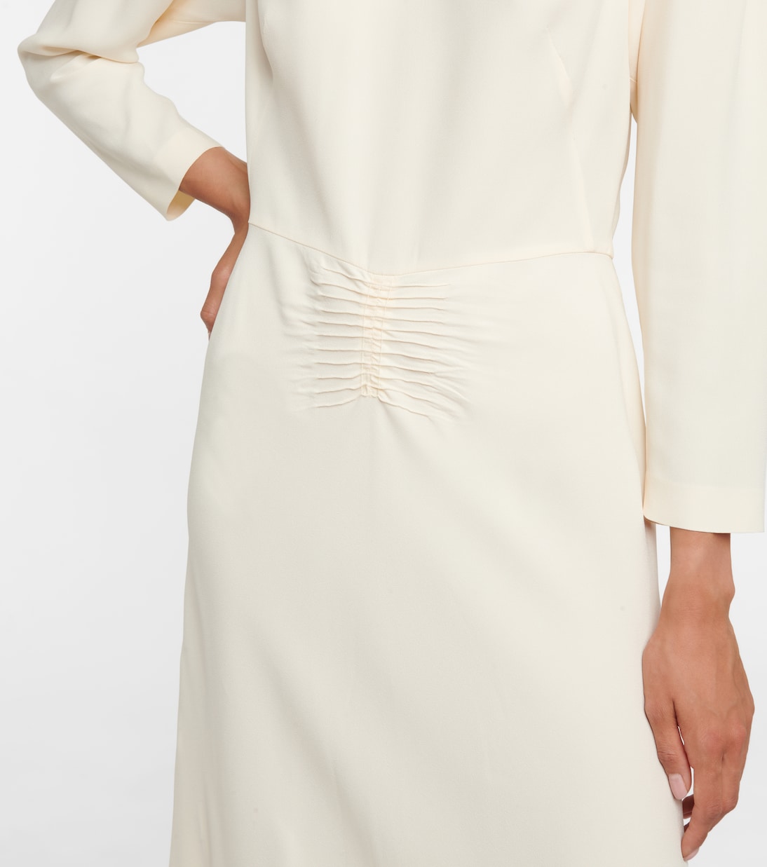 Abito Midi con Maniche Lunghe Miu Miu per Giovani Stilisti