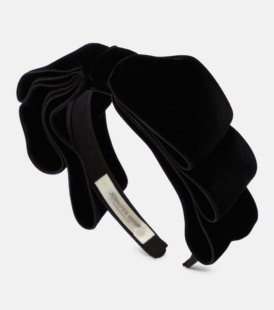 Katya velvet bow headband | Jennifer Behr
