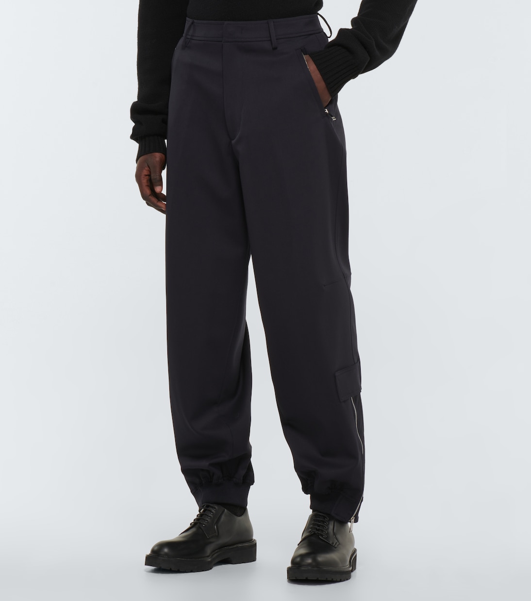 Pantalones cargo en mezcla de lana | Valentino