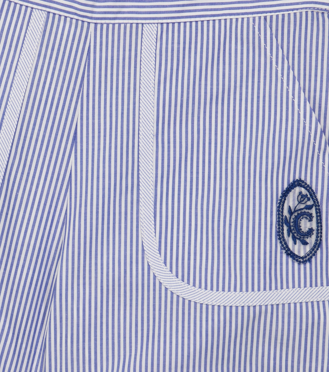 Shorts de algodón con raya diplomática | Chloé Kids