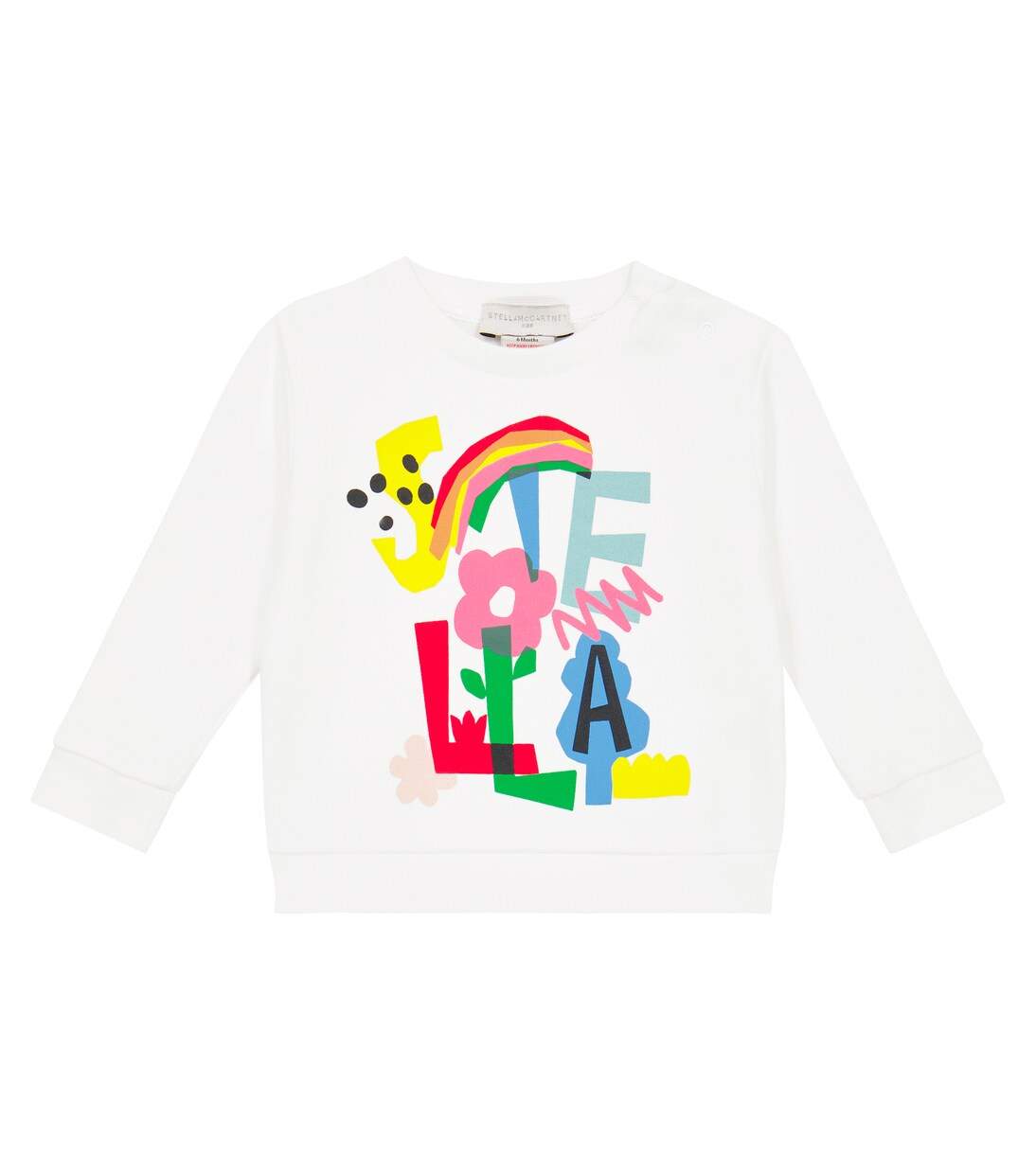 Baby - Felpa in cotone con stampa | Stella McCartney Kids