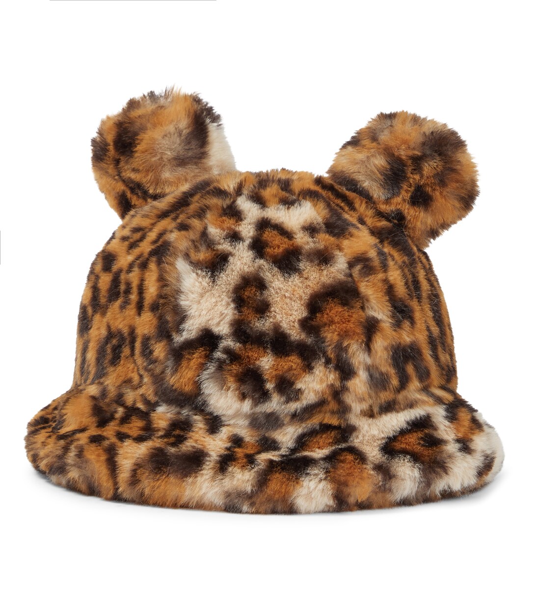 Leopard-print faux fur hat | Dolce&Gabbana Kids