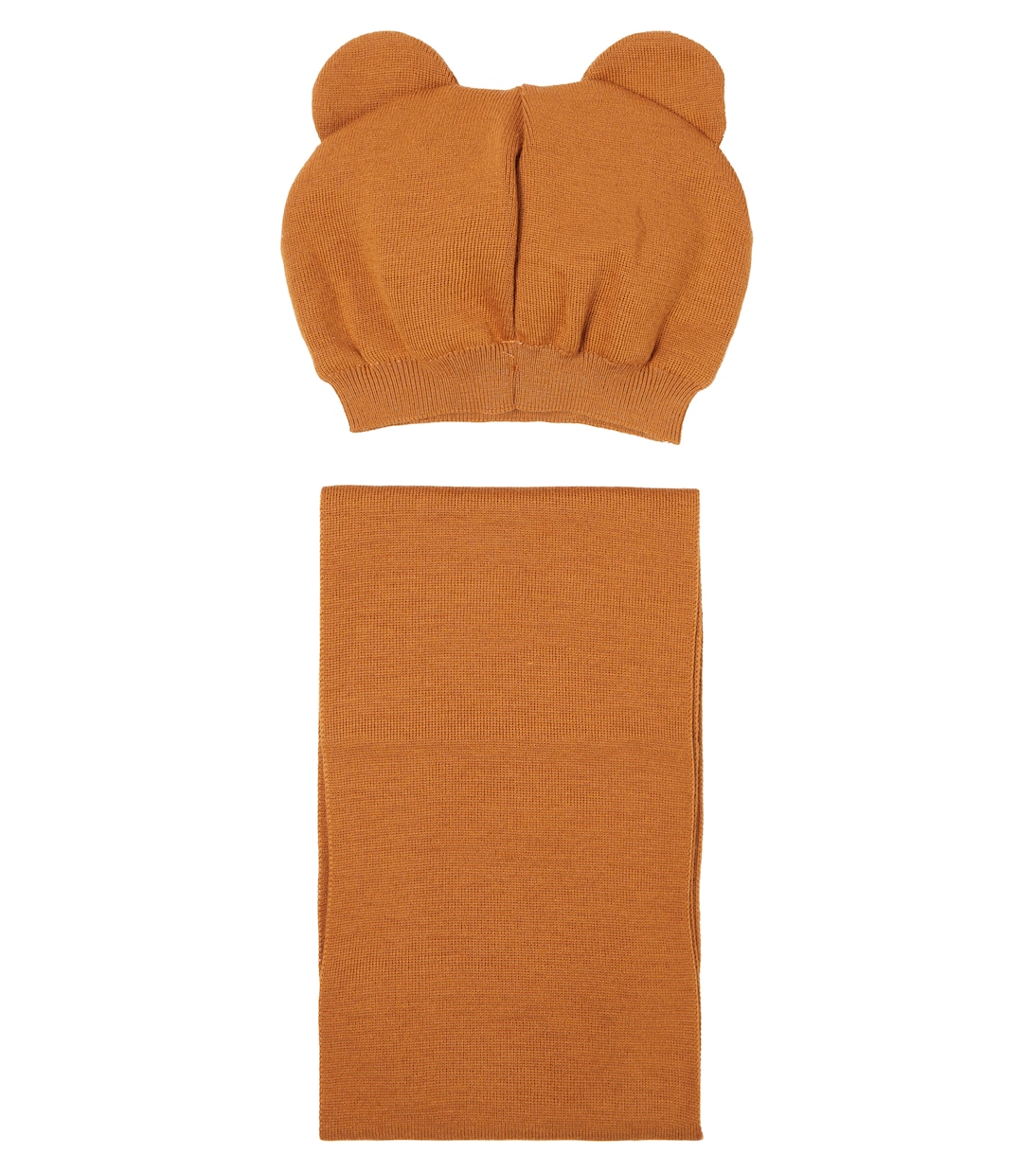 Logo beanie and scarf | Moschino Kids