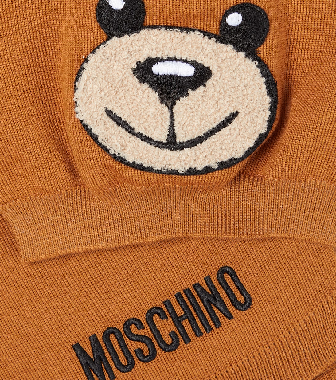 Logo beanie and scarf | Moschino Kids