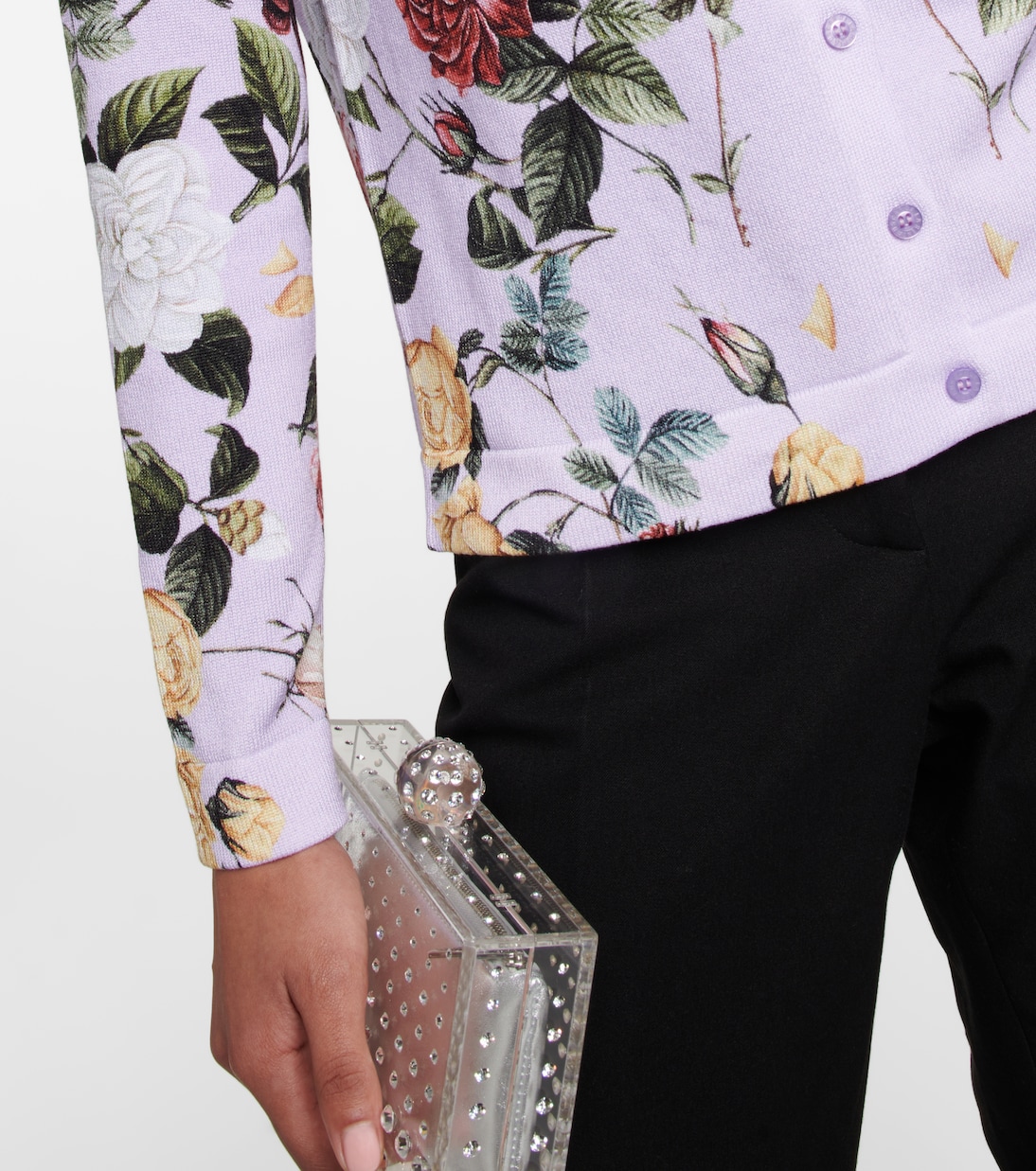 Cardigan aus einem Baumwollgemisch | Oscar de la Renta