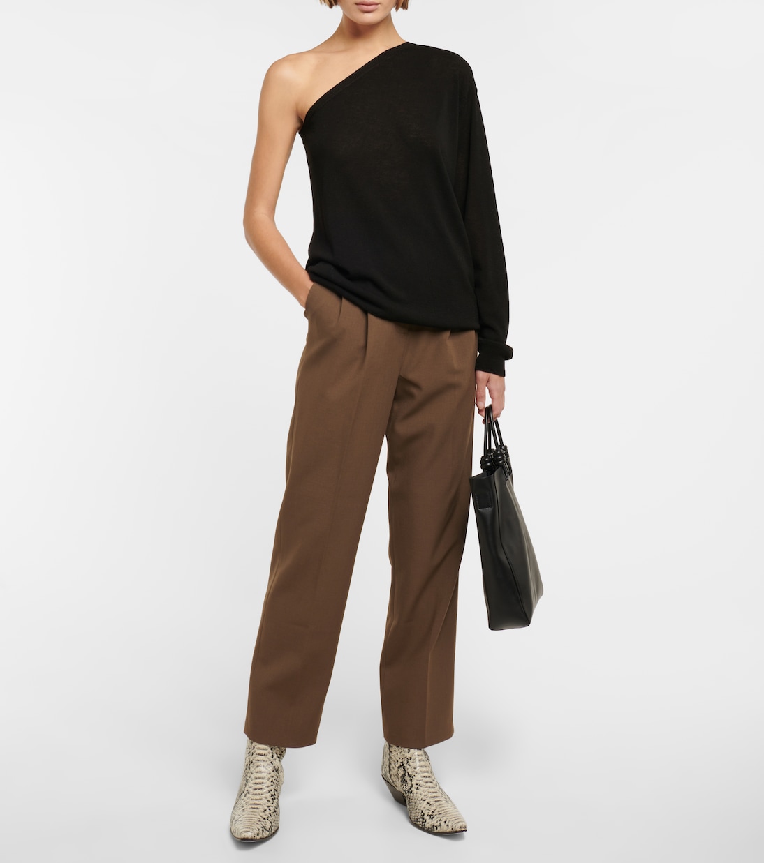 Bianca one-shoulder top | The Frankie Shop